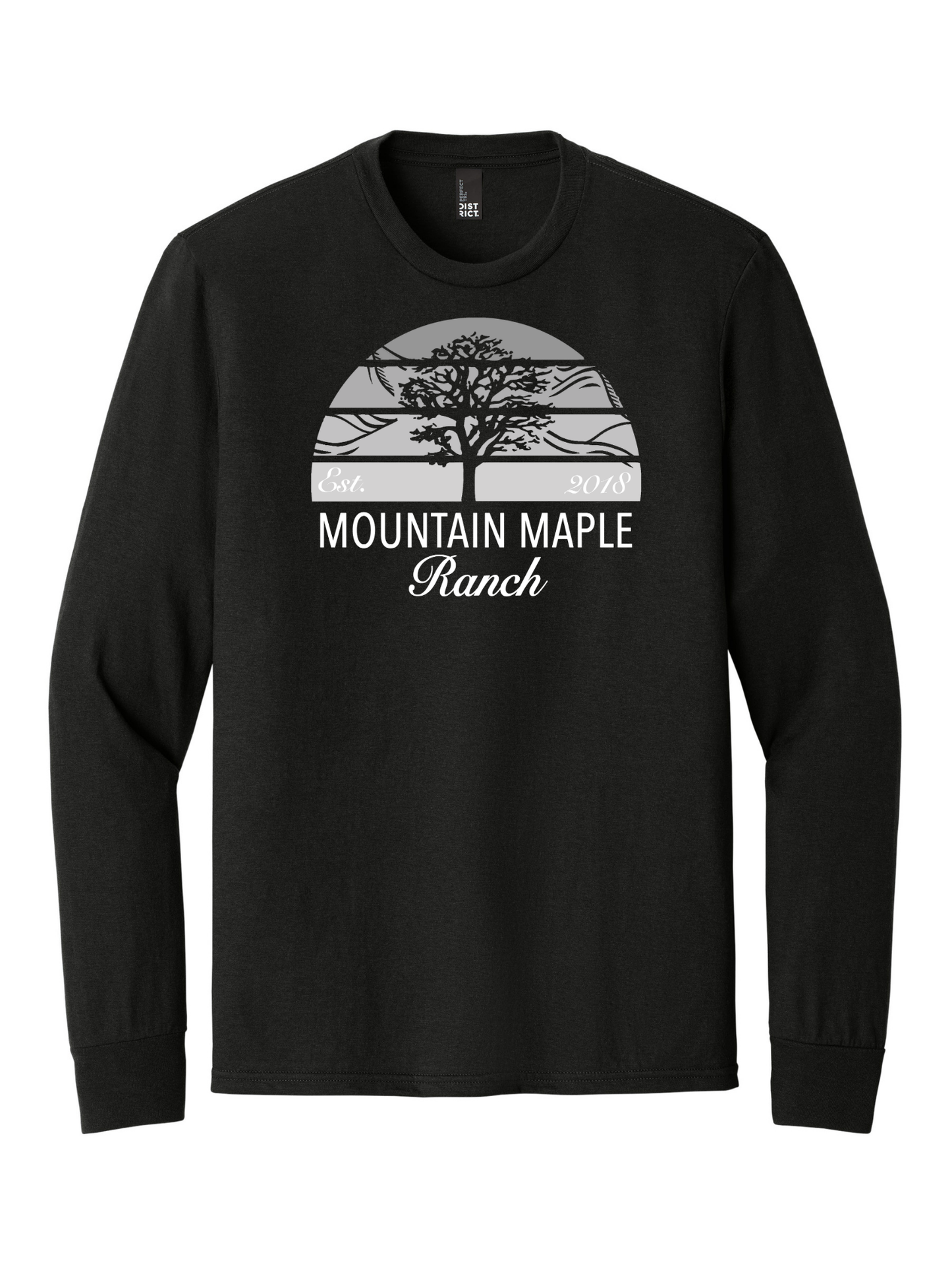 Silver Sunset Tri-blend Long Sleeve T-shirt