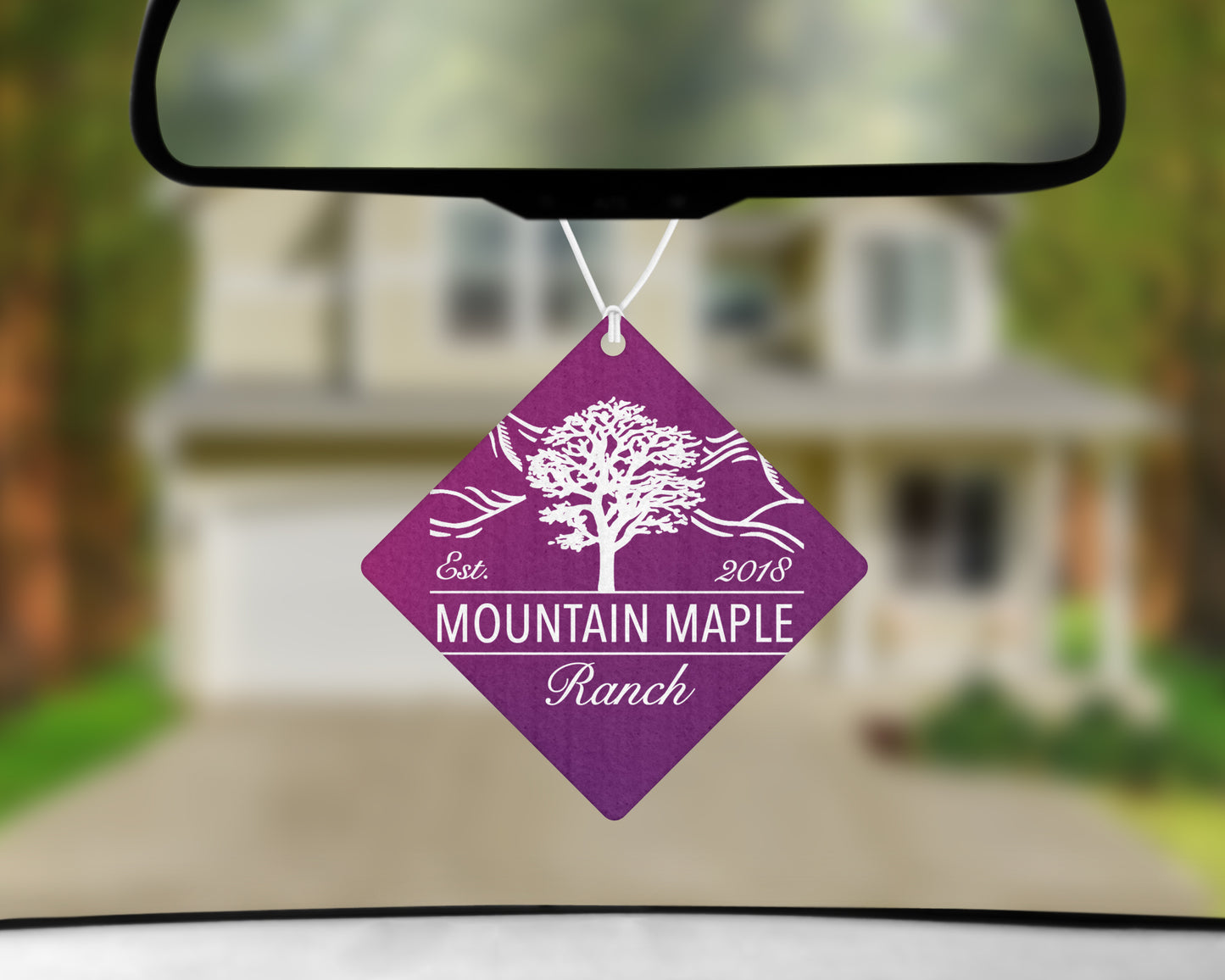 Purple Diamond Air Freshener