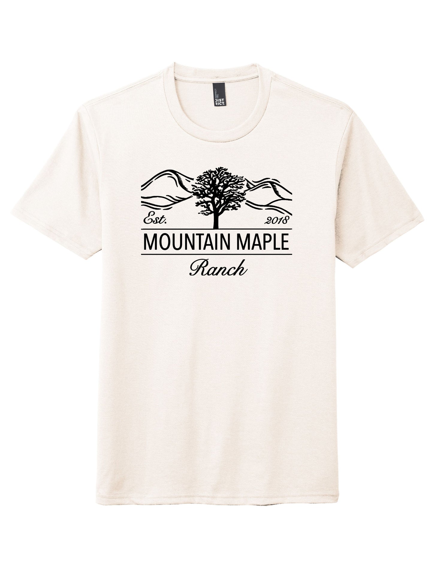 Maple Mountain Black Logo Tri-blend T-shirt