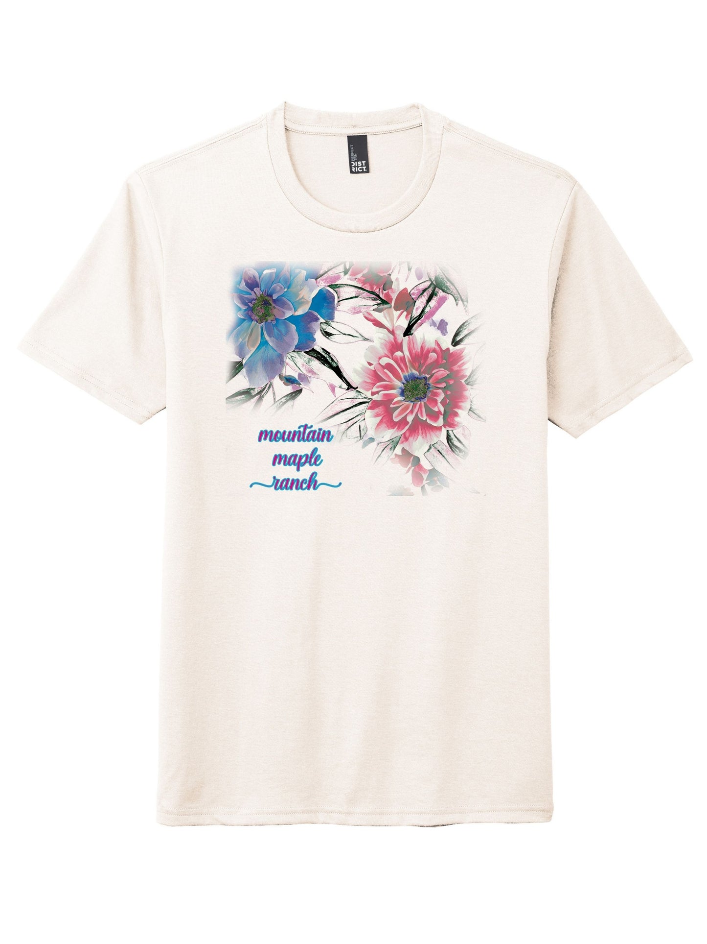 Watercolor Floral Tri-blend T-shirt