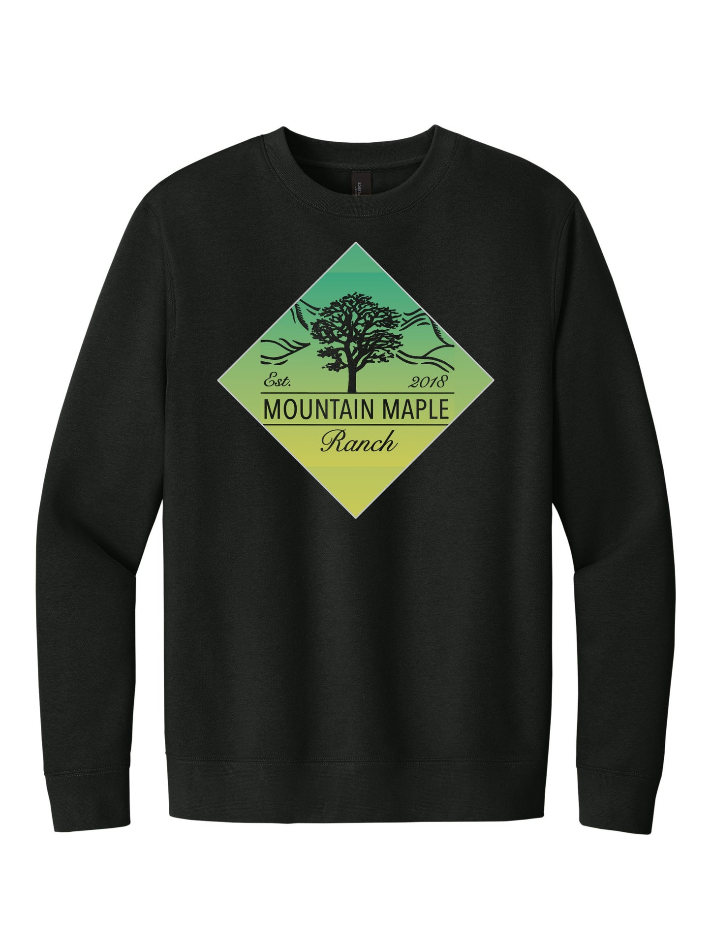 Mountain Maple Green Diamond Crewneck