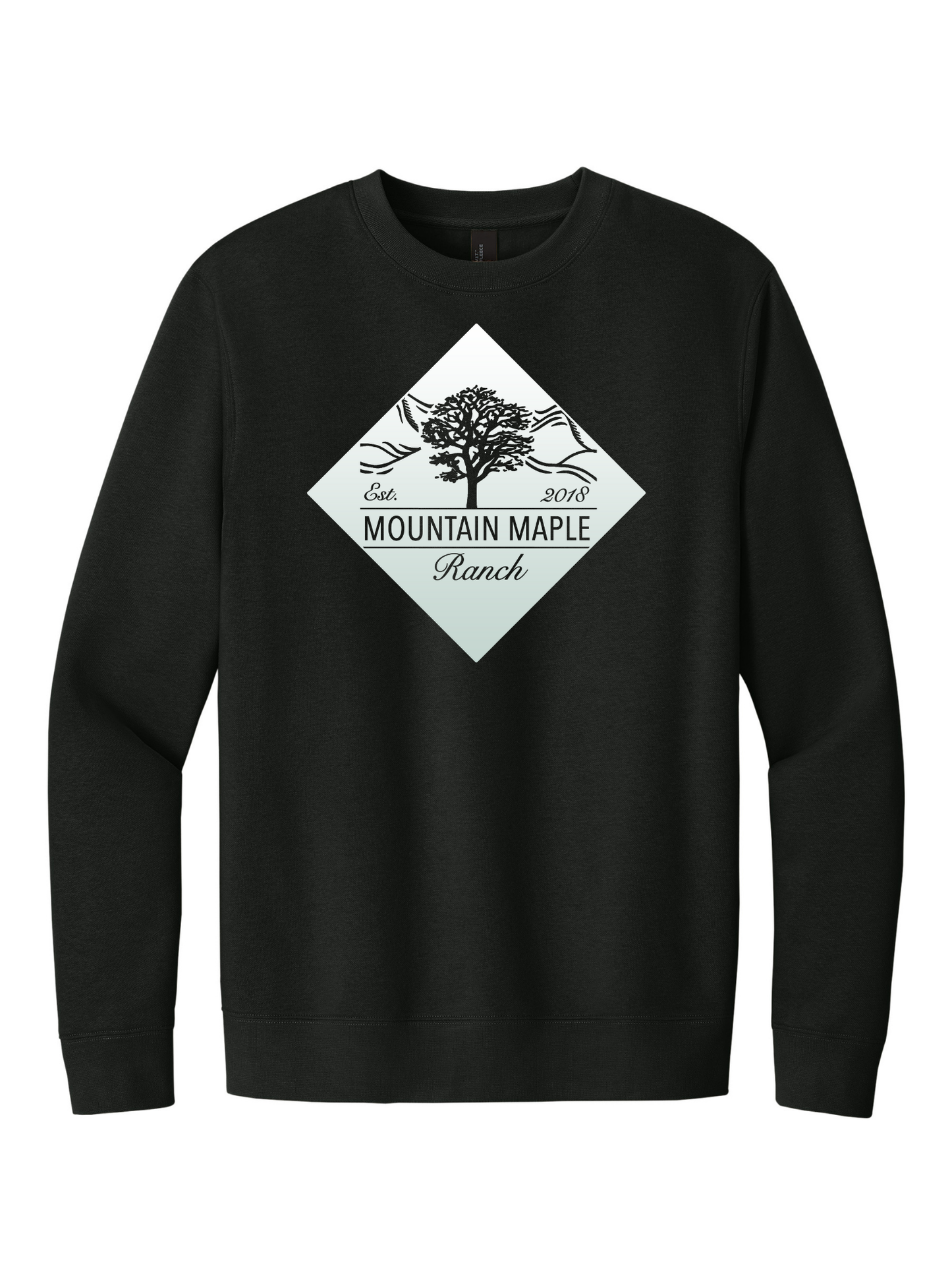 Mountain Maple White Diamond Crewneck