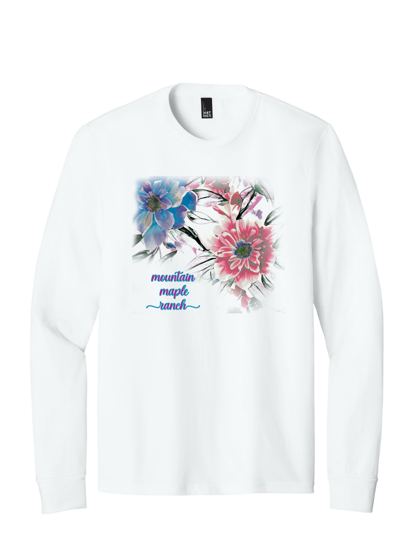 Flowers Tri-blend Long Sleeve T-shirt