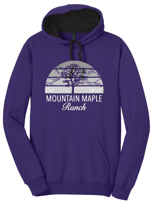 Mountain Maple Gray Tree Hoodie