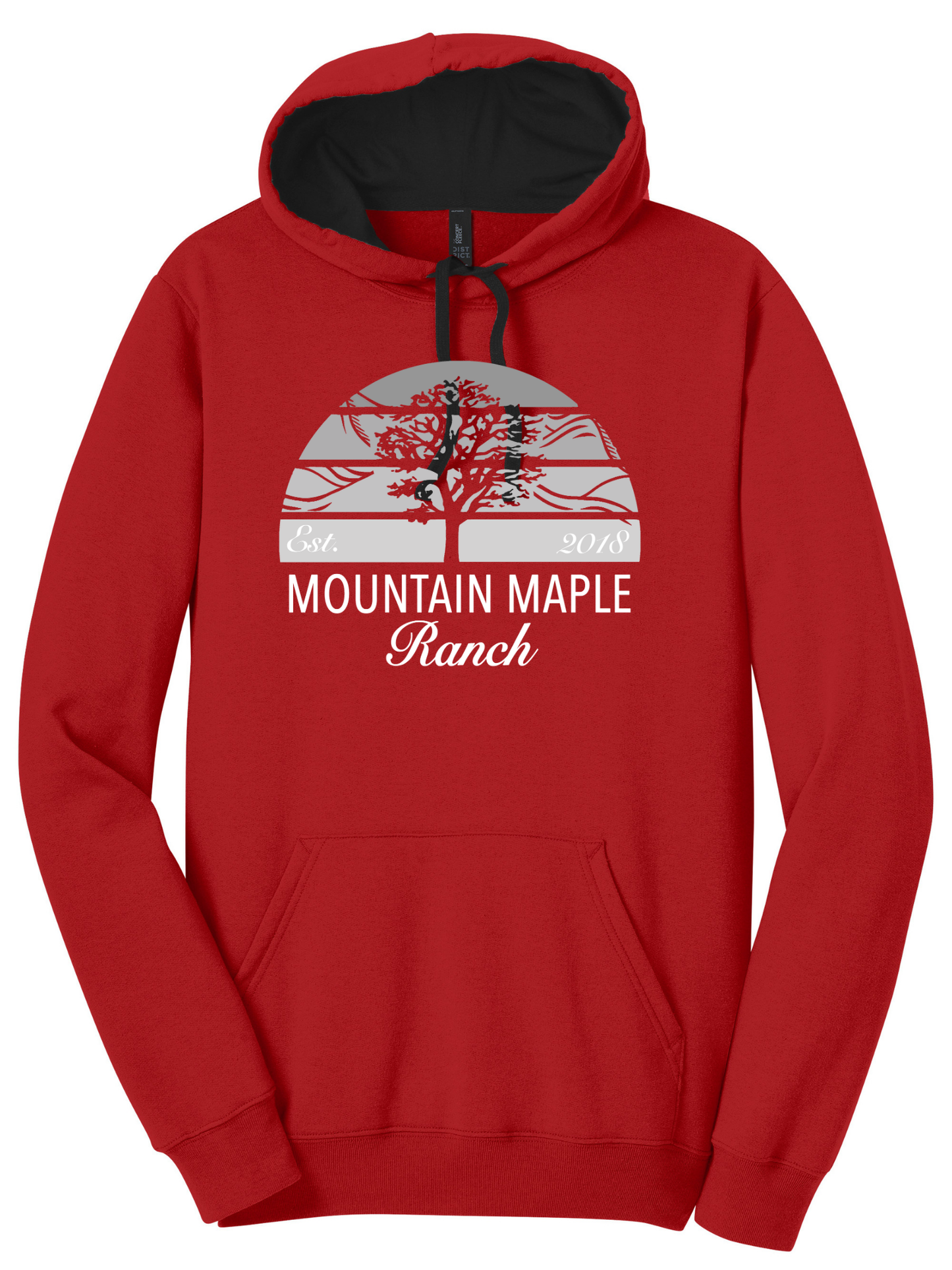 Mountain Maple Gray Tree Hoodie