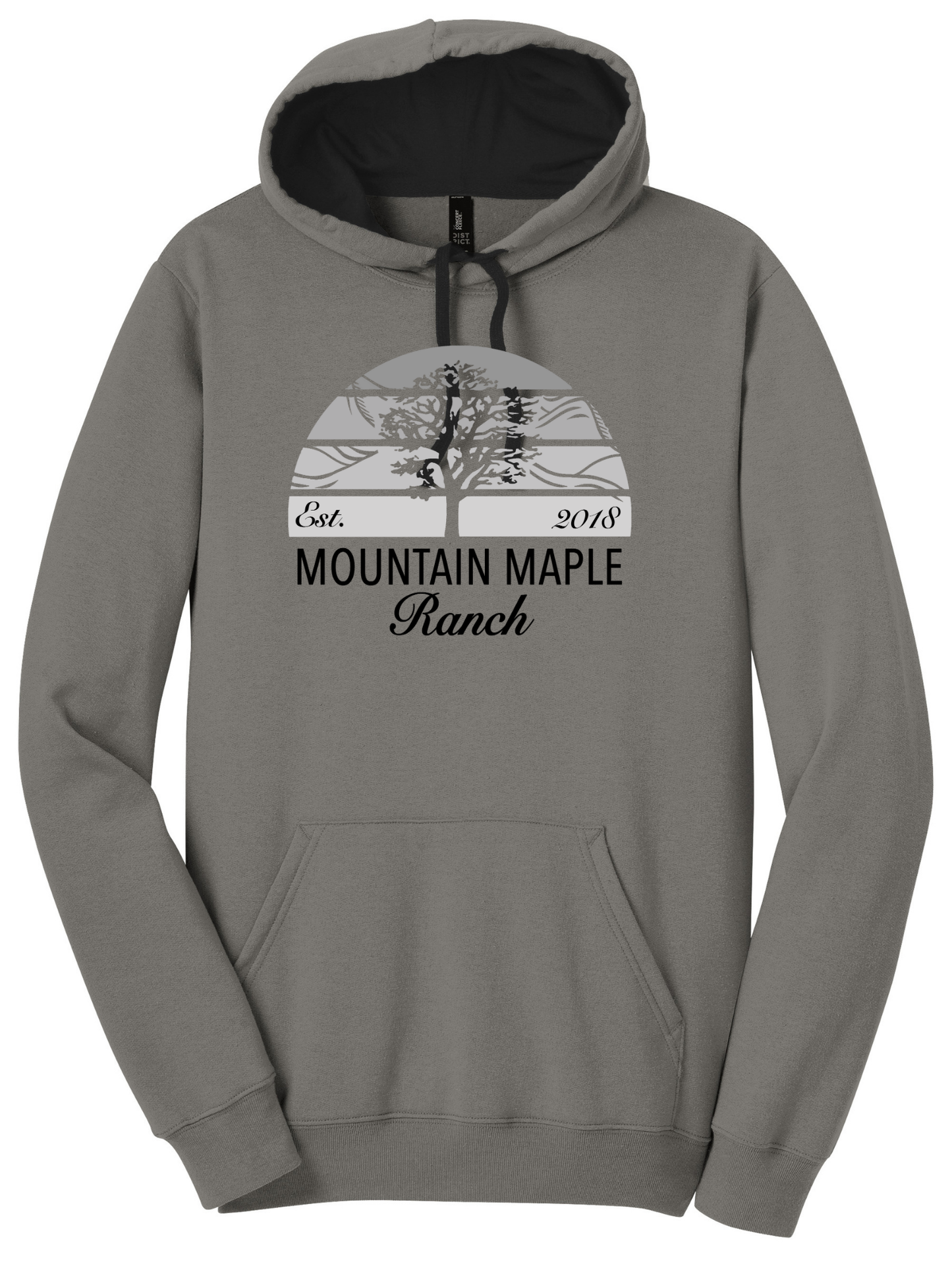 Mountain Maple Gray Tree Hoodie