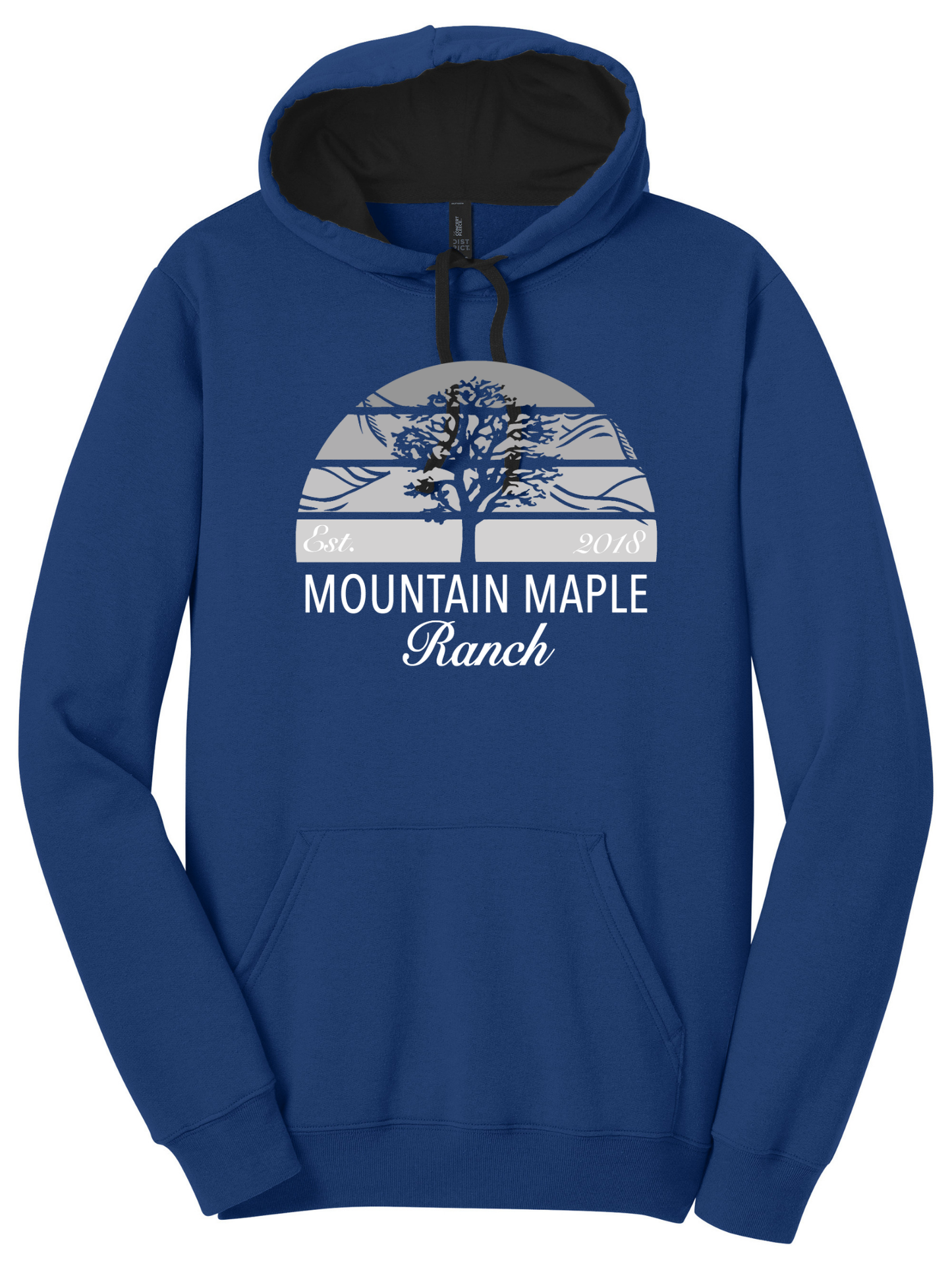 Mountain Maple Gray Tree Hoodie