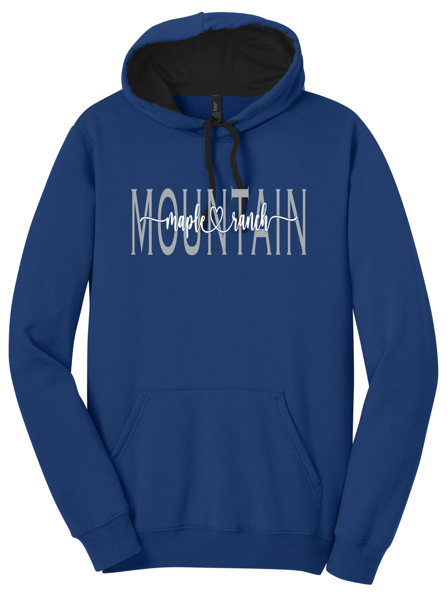 Mountain Maple Silver Cursive Hoodie