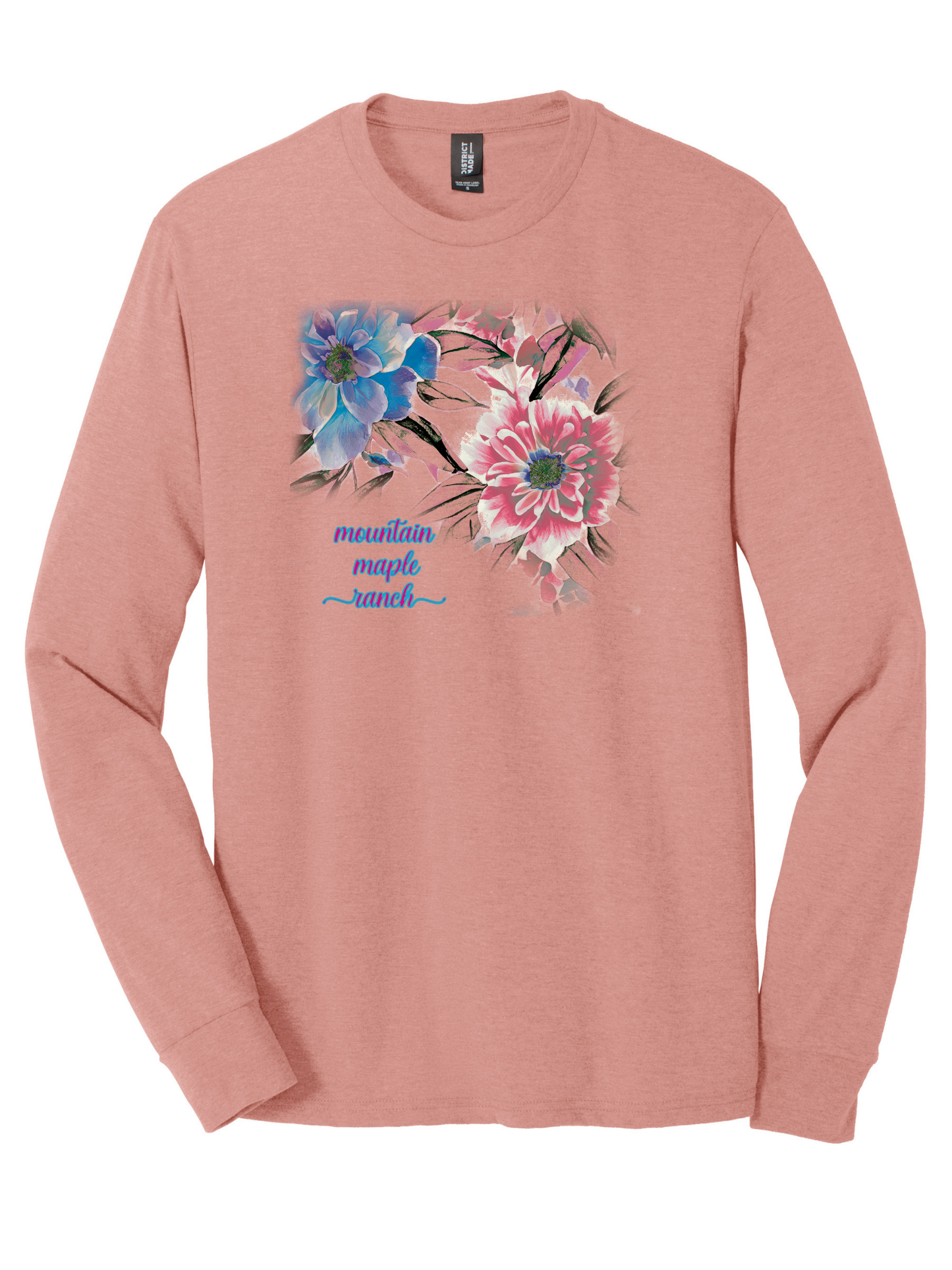 Flowers Tri-blend Long Sleeve T-shirt