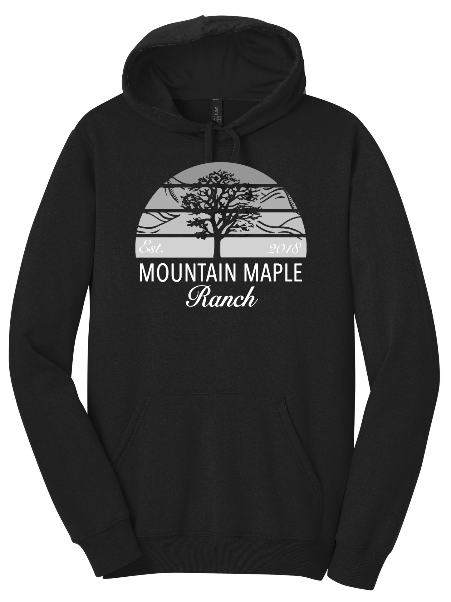 Mountain Maple Gray Tree Hoodie