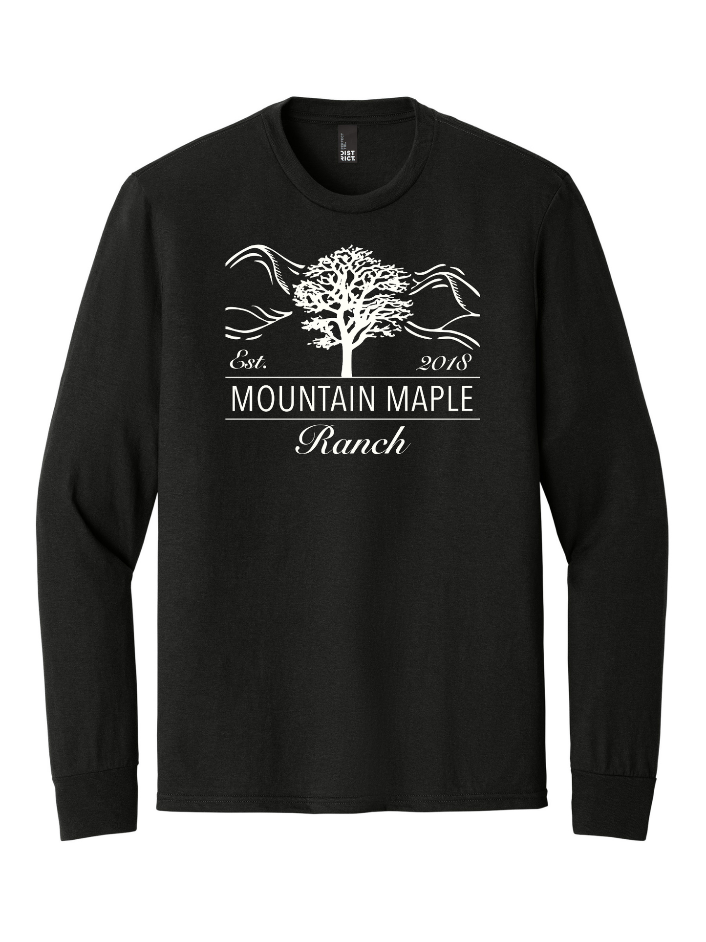 Mountain Maple Logo Tri-blend Long Sleeve T-shirt