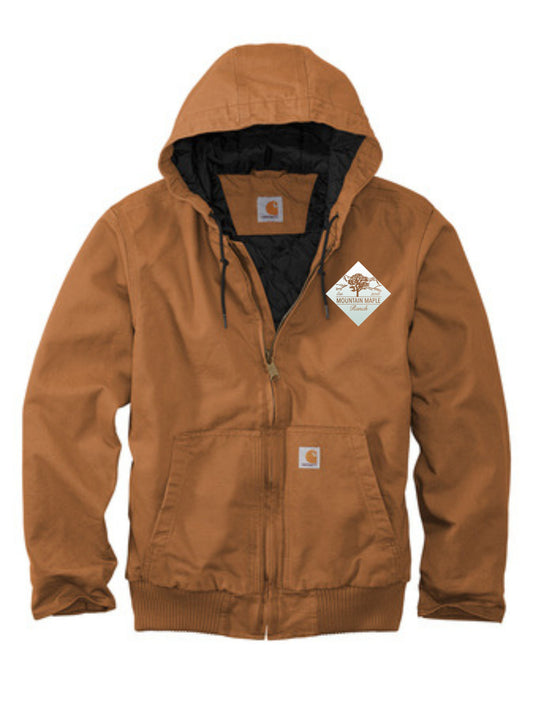 White Gradient Diamond Carhartt® Washed Duck Active Jac