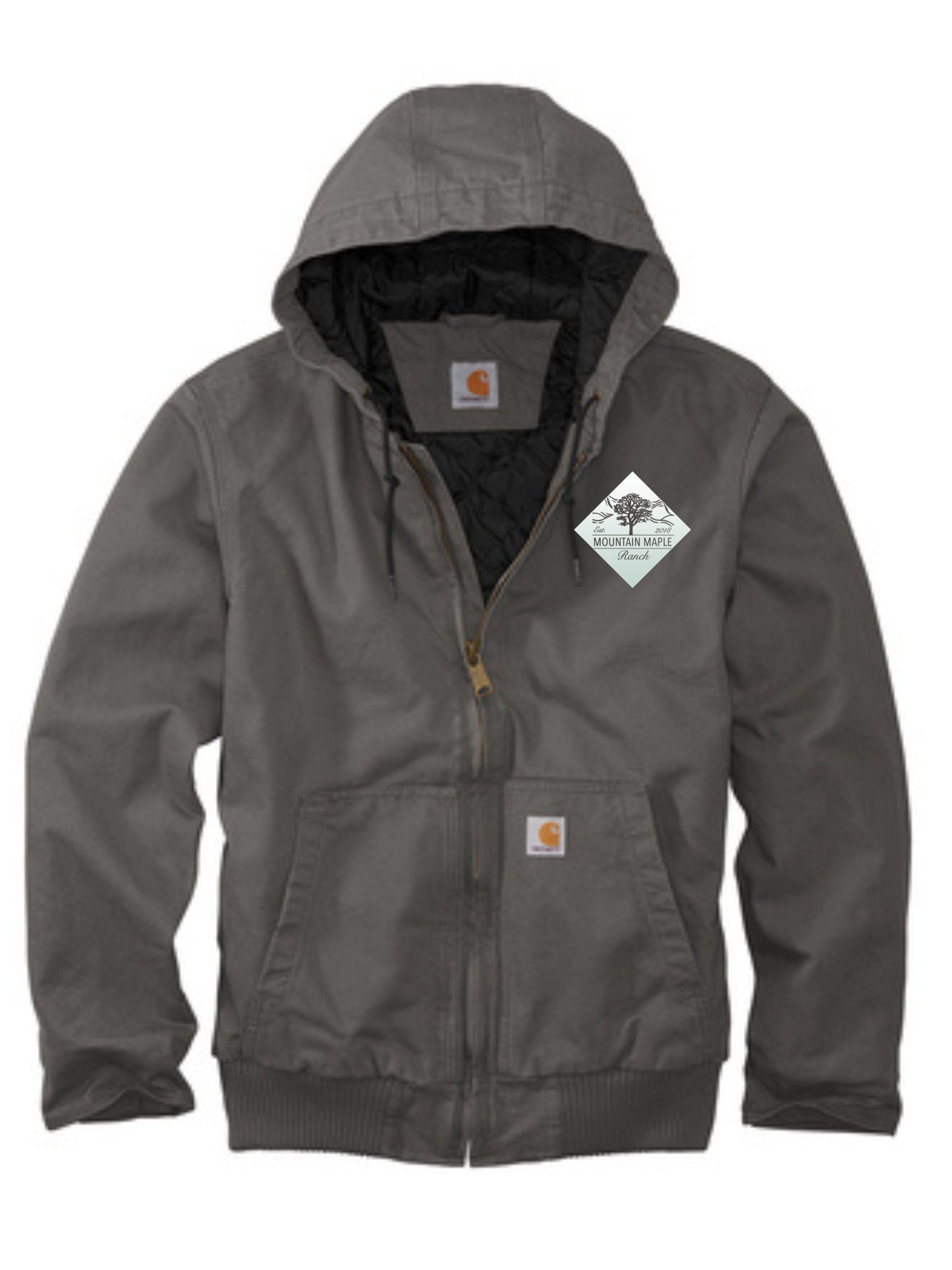 White Gradient Diamond Carhartt® Washed Duck Active Jac