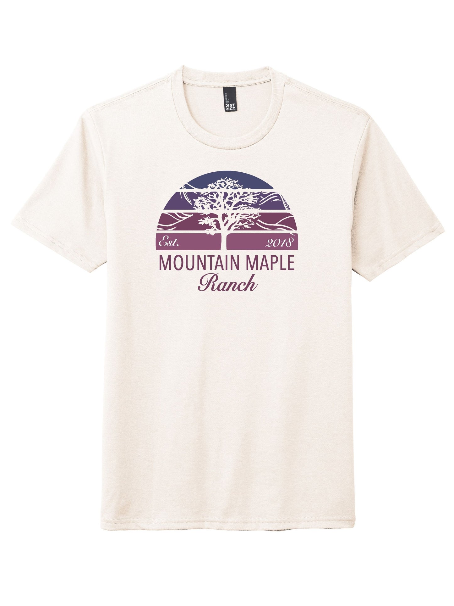 Purple Sunset Tri-blend T-shirt