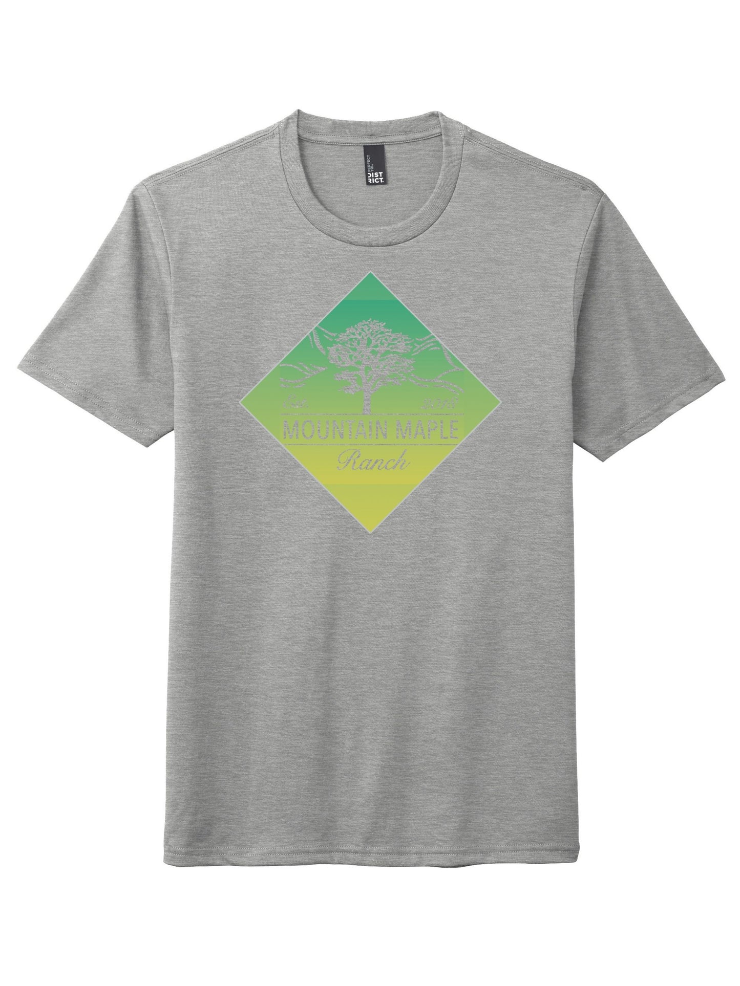 Mountain Maple Green Diamond Tri-blend Tshirt