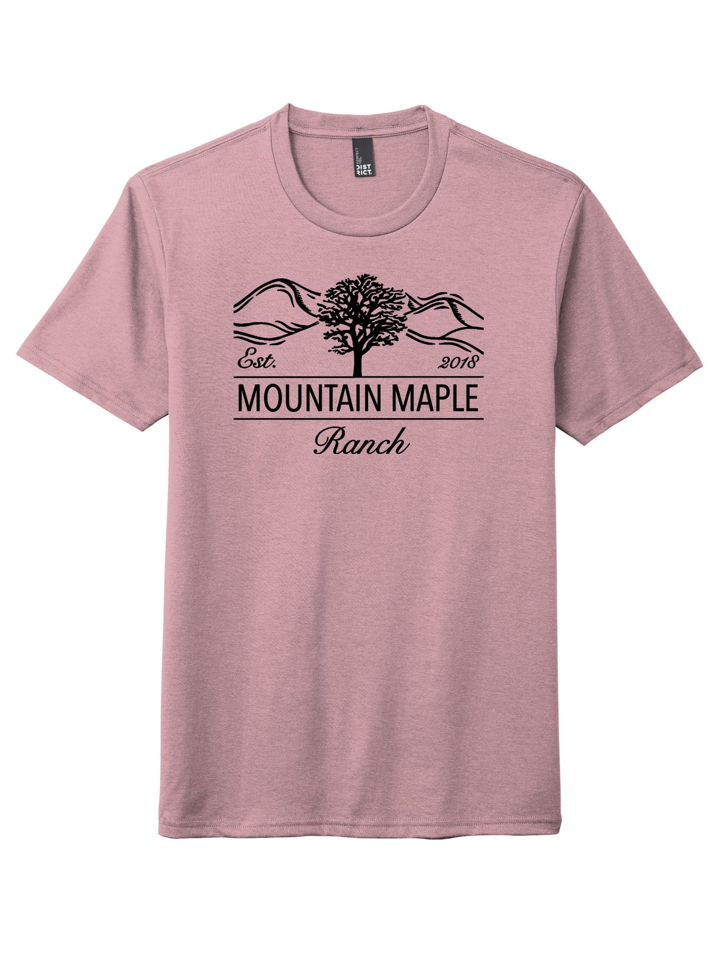 Maple Mountain Black Logo Tri-blend T-shirt