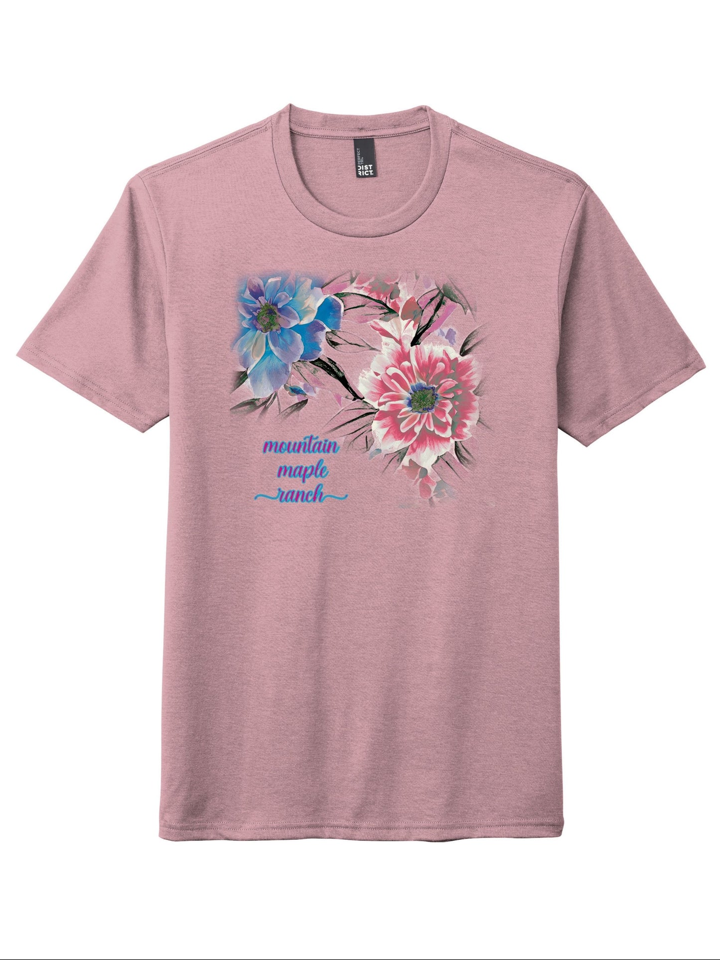 Watercolor Floral Tri-blend T-shirt