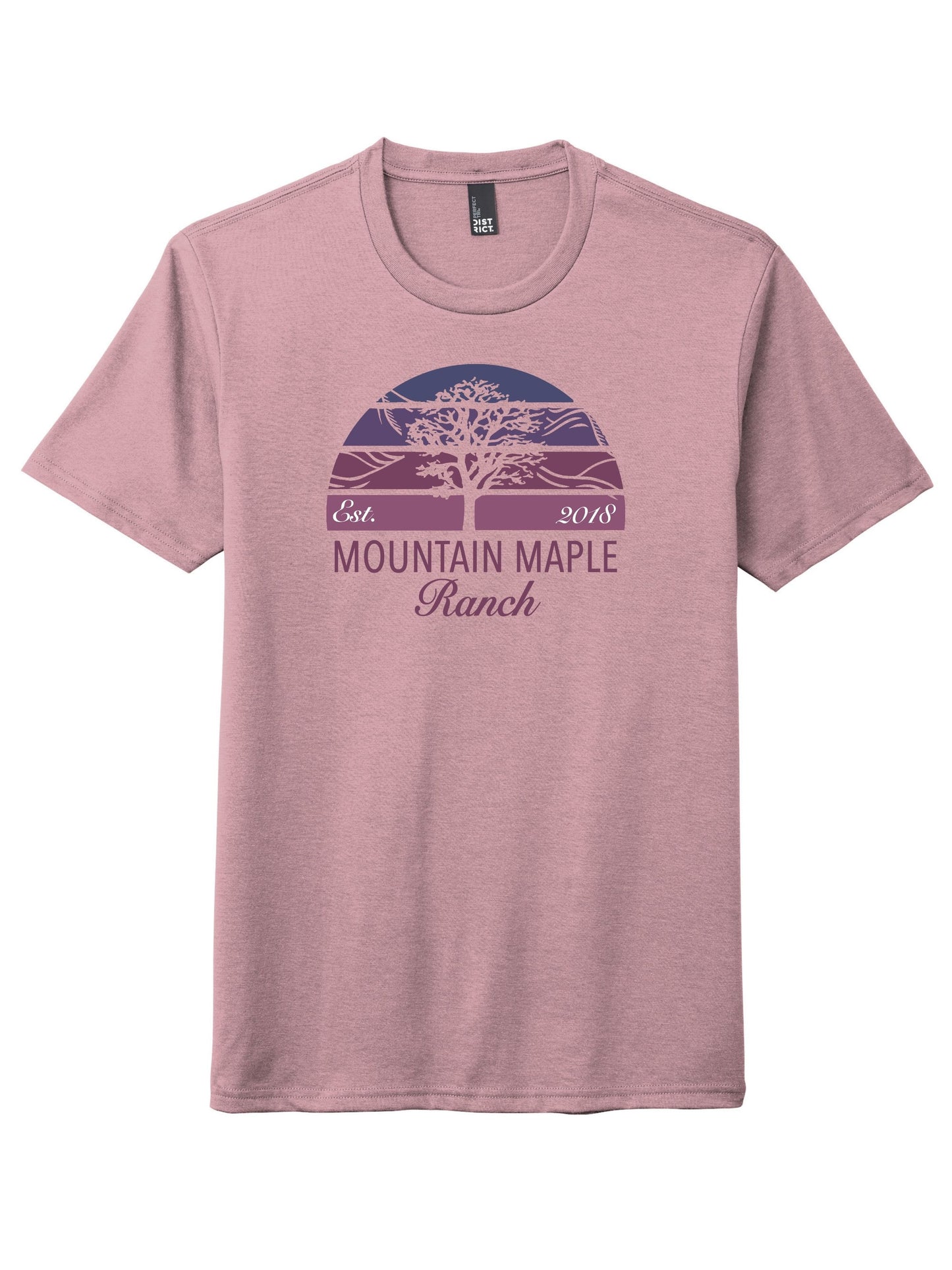 Purple Sunset Tri-blend T-shirt