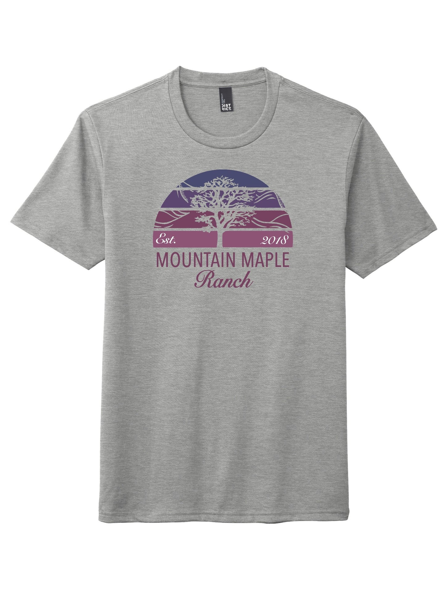 Purple Sunset Tri-blend T-shirt