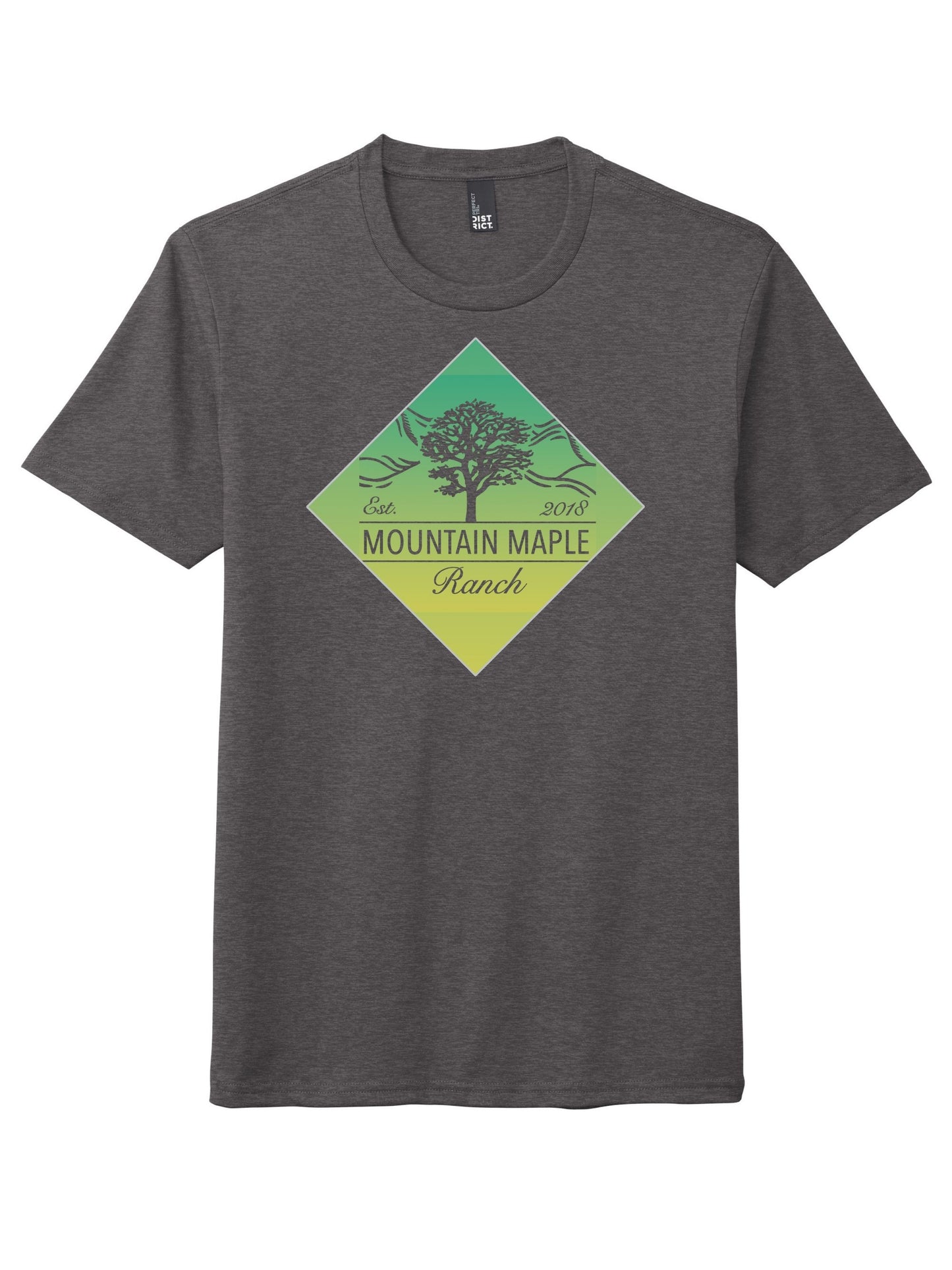 Mountain Maple Green Diamond Tri-blend Tshirt