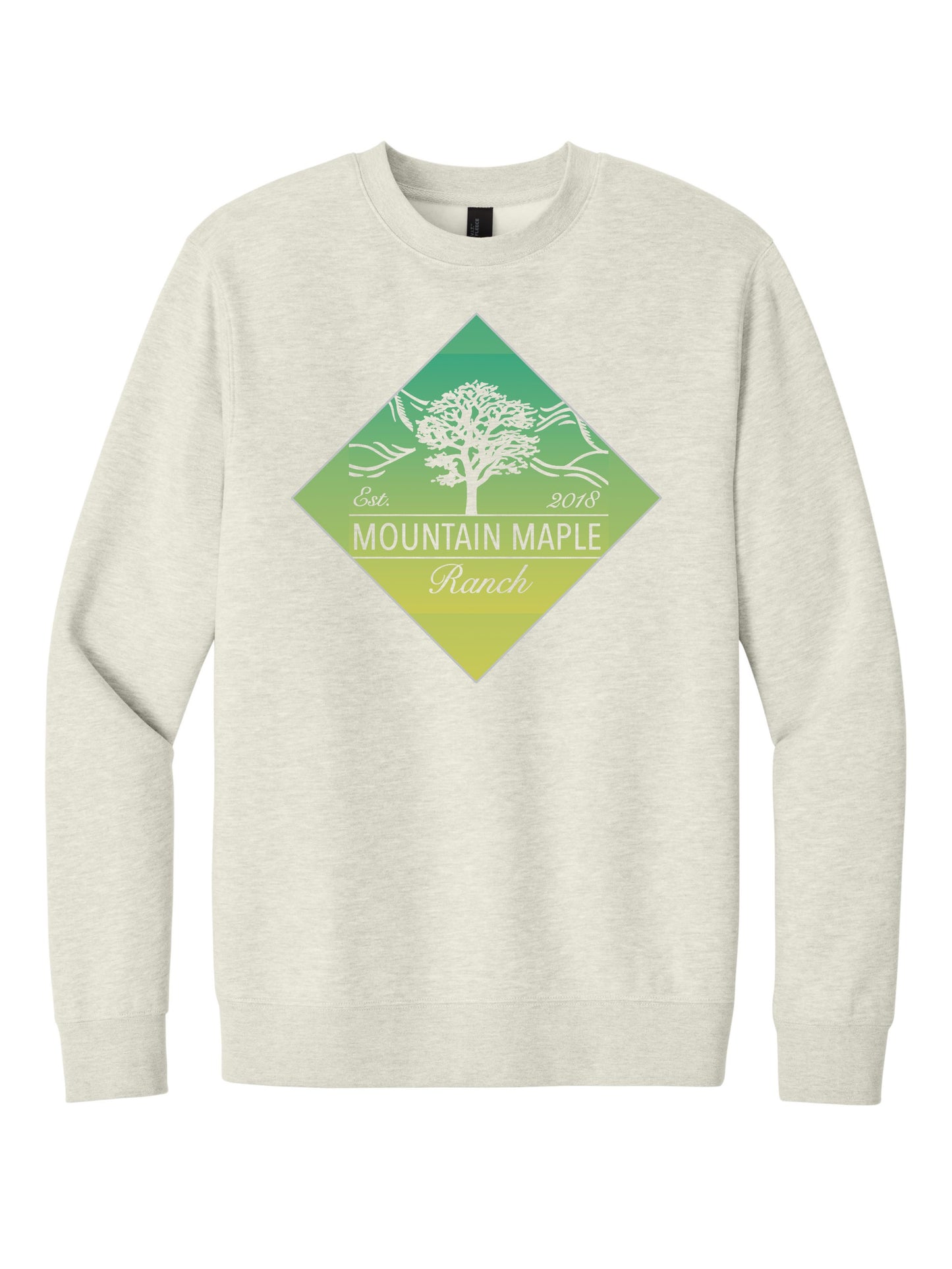 Mountain Maple Green Diamond Crewneck