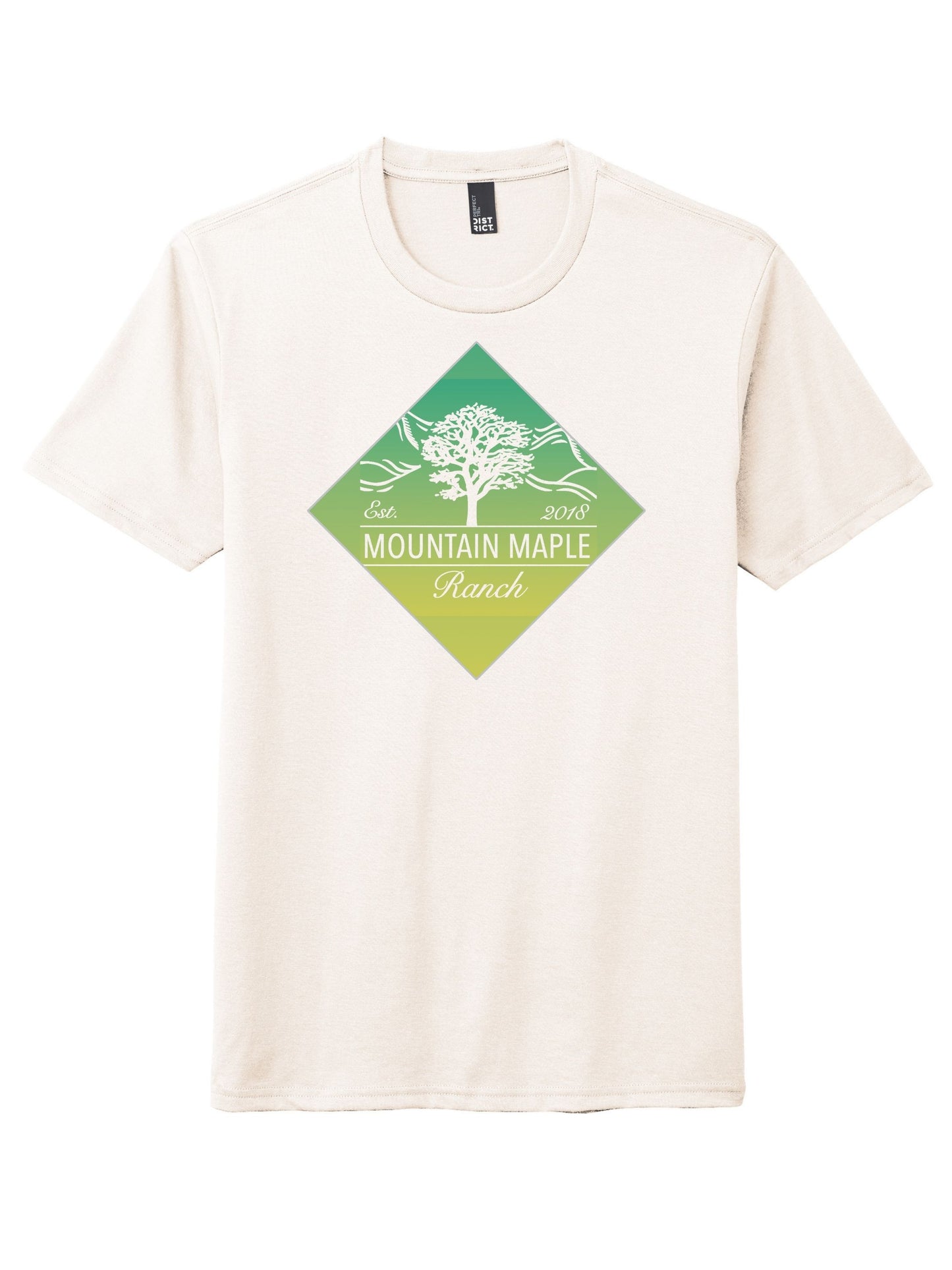 Mountain Maple Green Diamond Tri-blend Tshirt