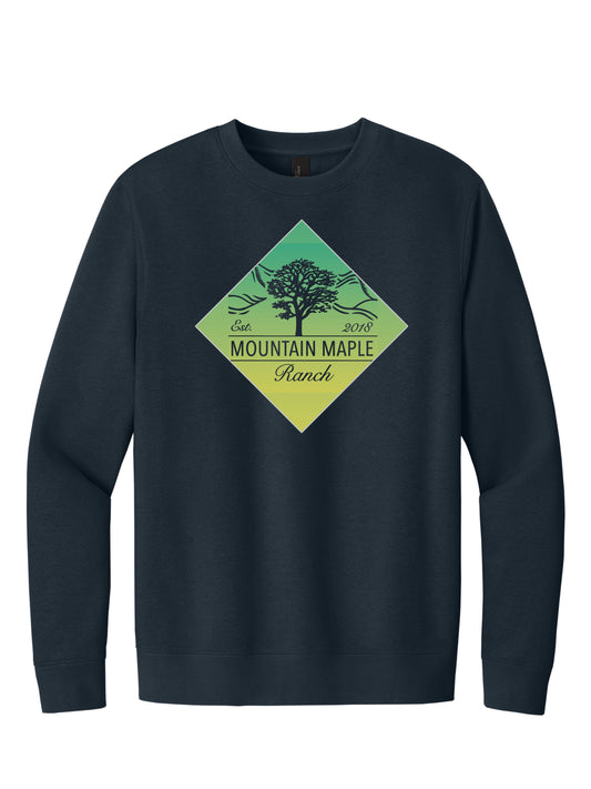 Mountain Maple Green Diamond Crewneck