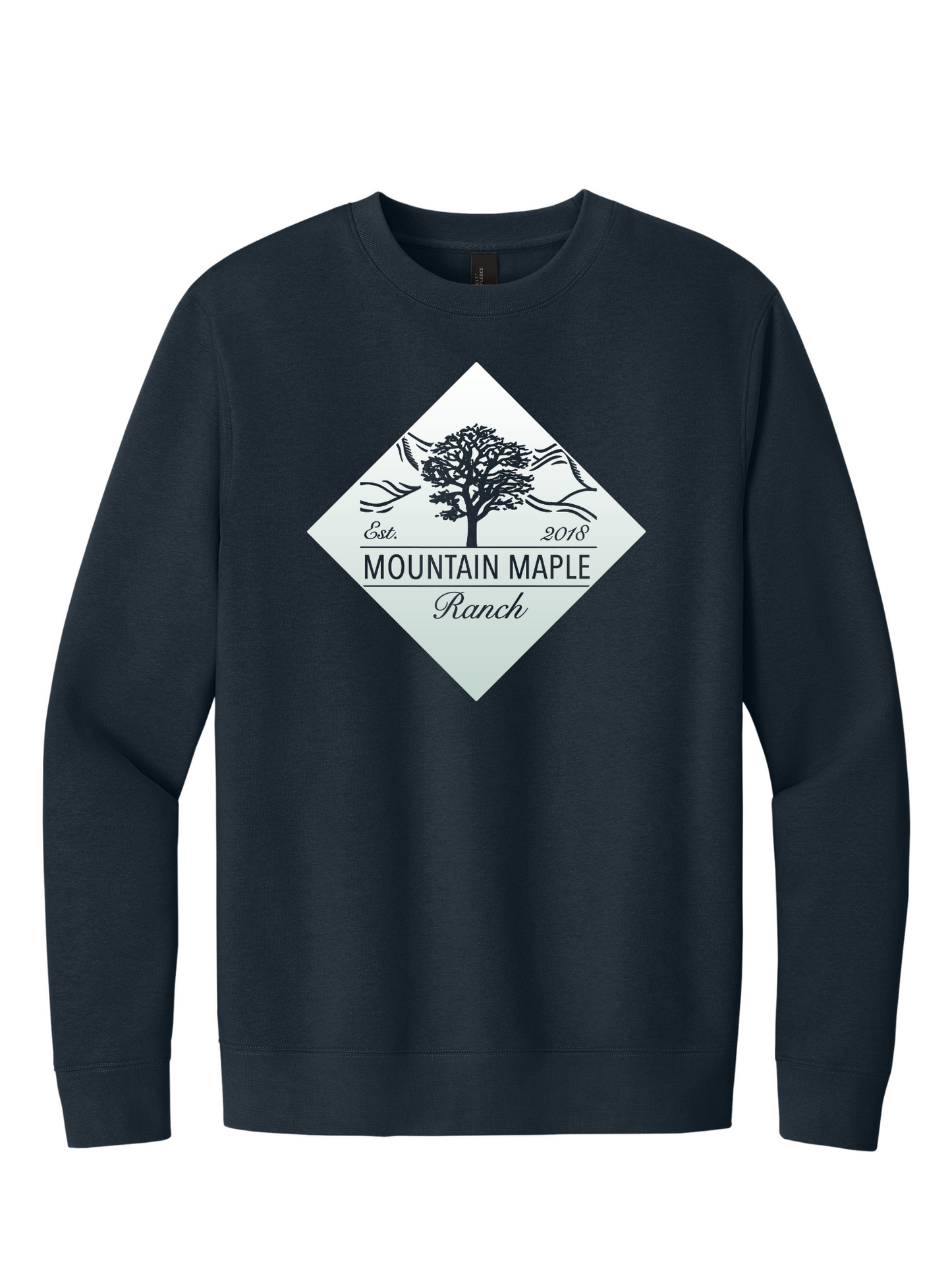 Mountain Maple White Diamond Crewneck