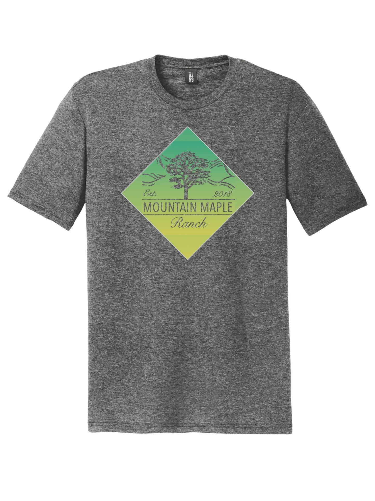 Mountain Maple Green Diamond Tri-blend Tshirt