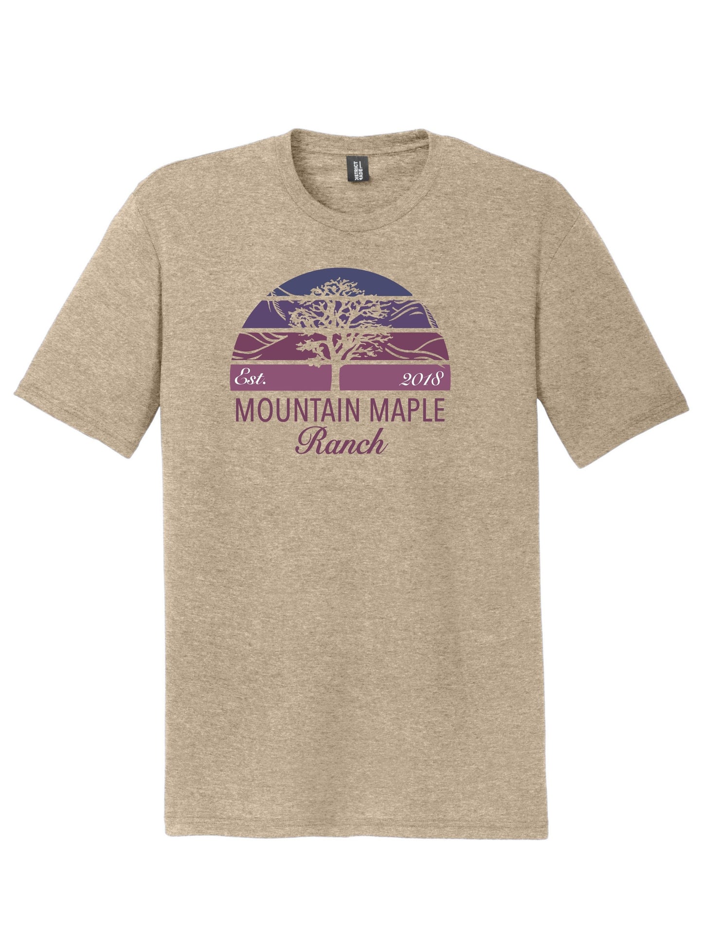 Purple Sunset Tri-blend T-shirt