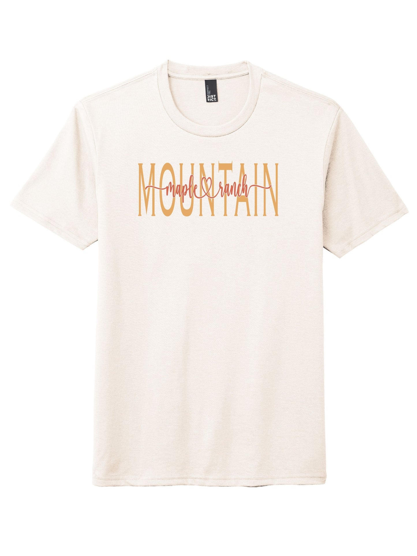 Maple Mountain Colored Cursive Tri-blend T-shirt