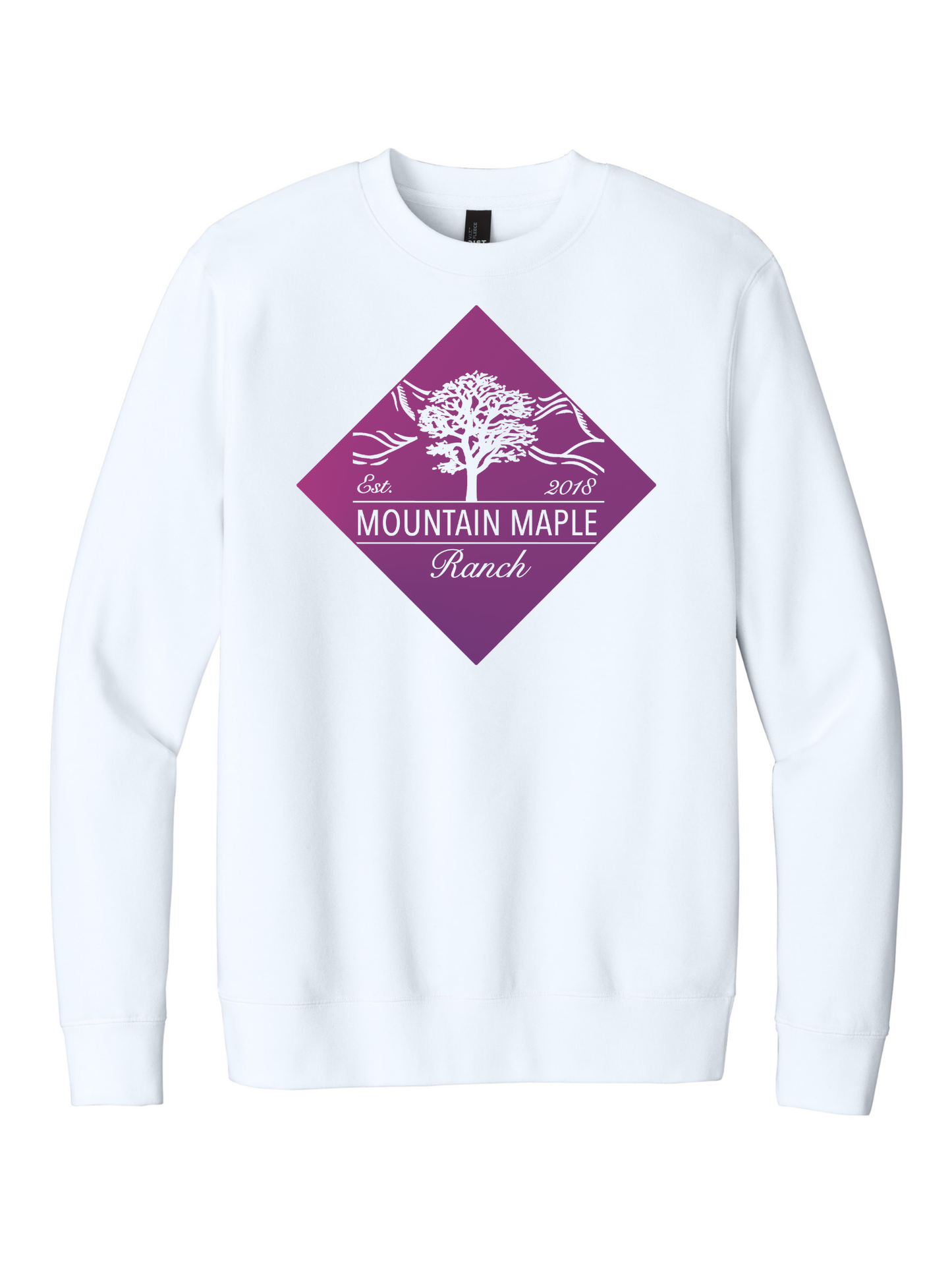 Mountain Maple Purple Diamond Crewneck