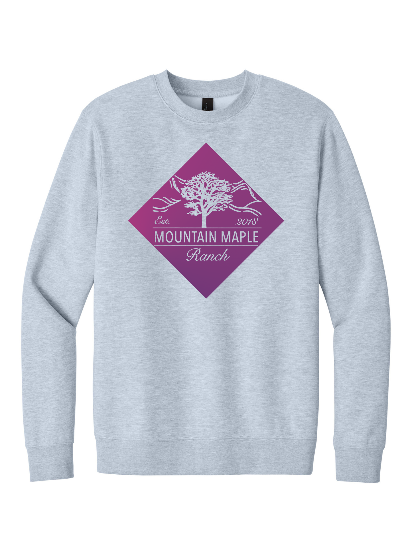 Mountain Maple Purple Diamond Crewneck