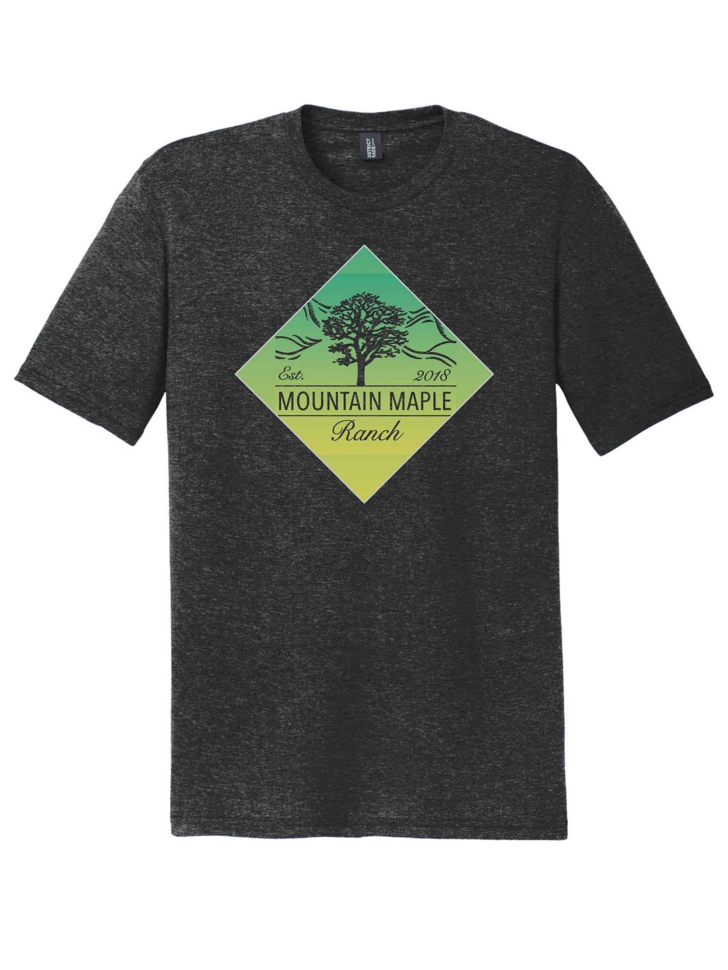 Mountain Maple Green Diamond Tri-blend Tshirt