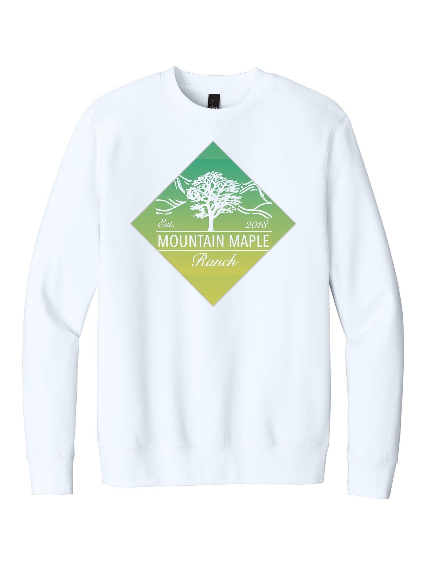 Mountain Maple Green Diamond Crewneck