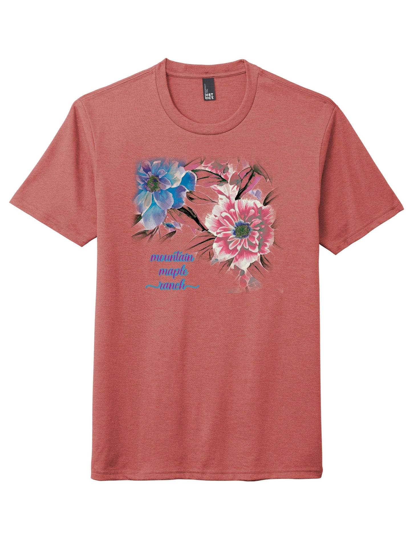 Watercolor Floral Tri-blend T-shirt