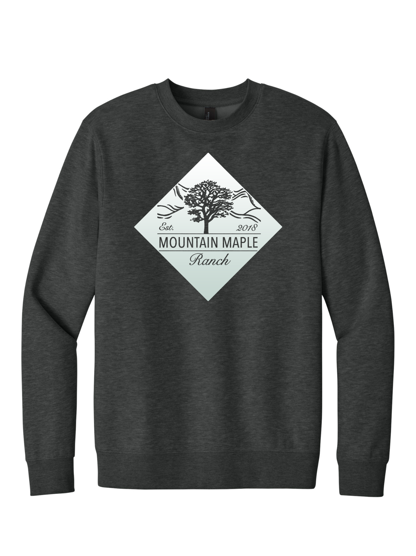 Mountain Maple White Diamond Crewneck