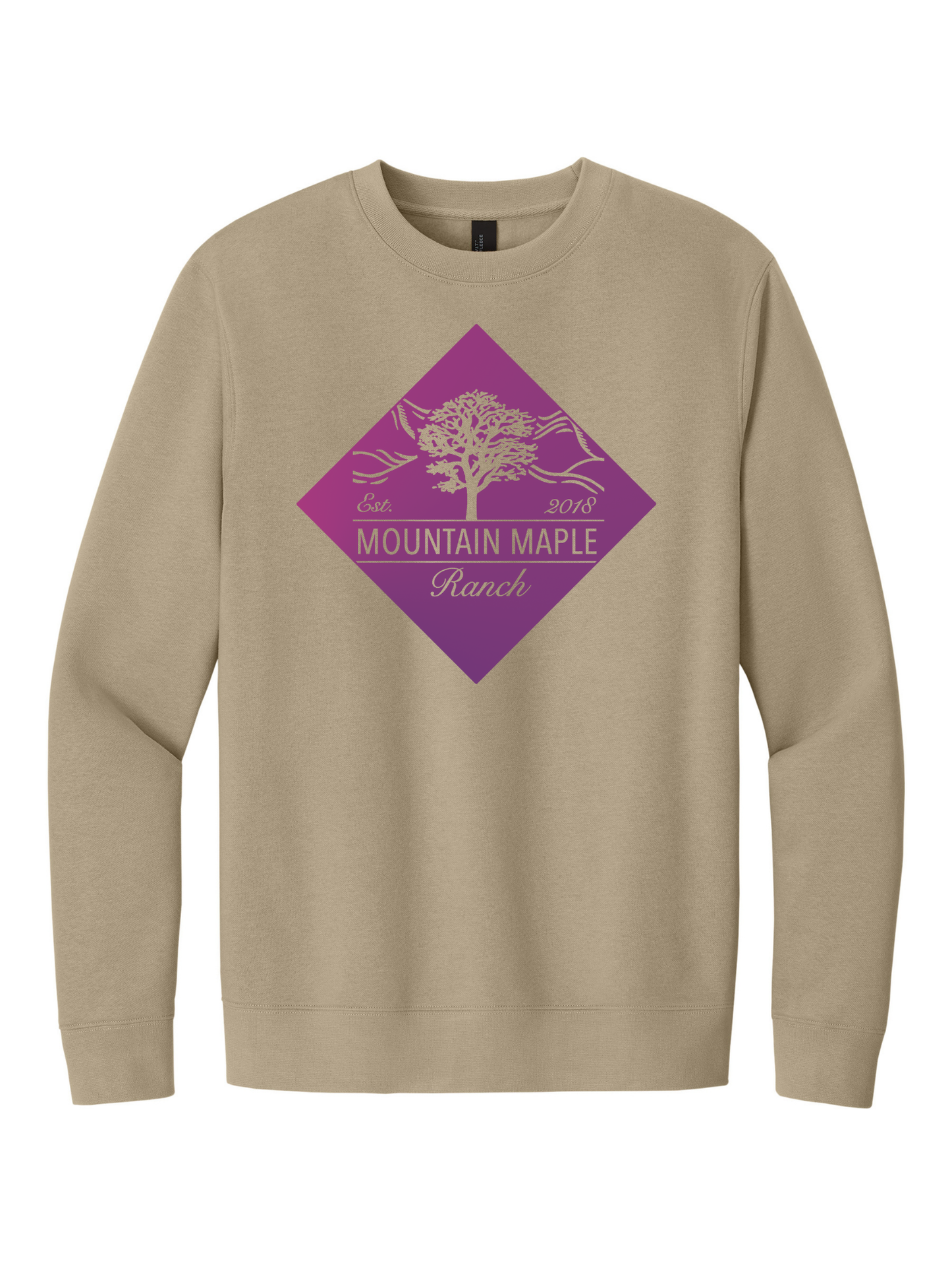 Mountain Maple Purple Diamond Crewneck