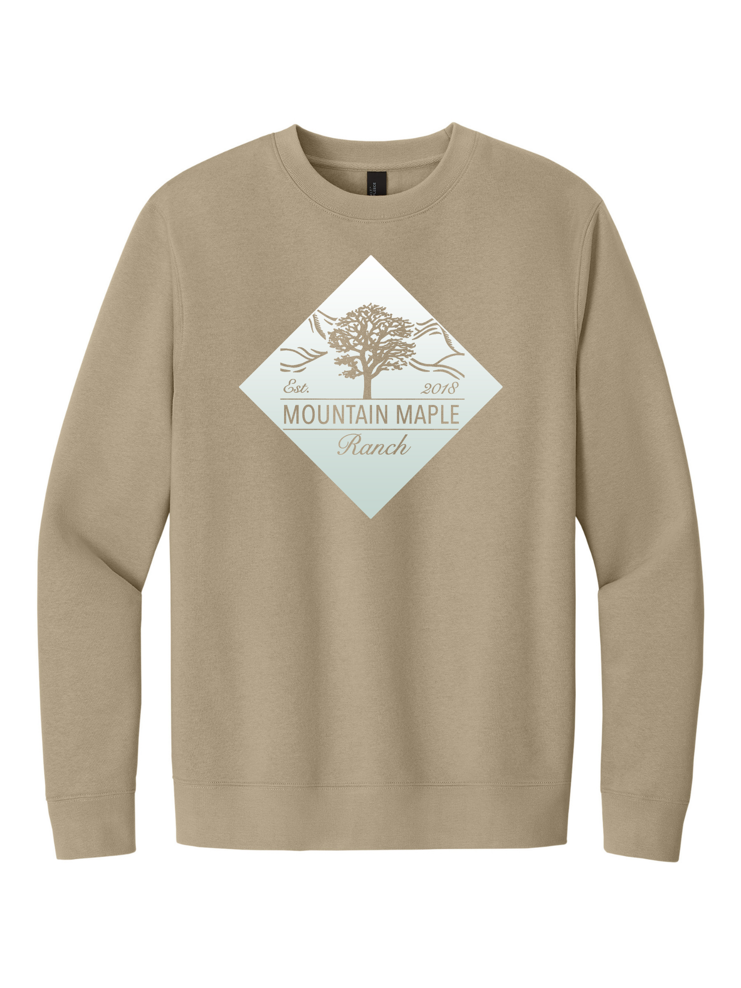 Mountain Maple White Diamond Crewneck