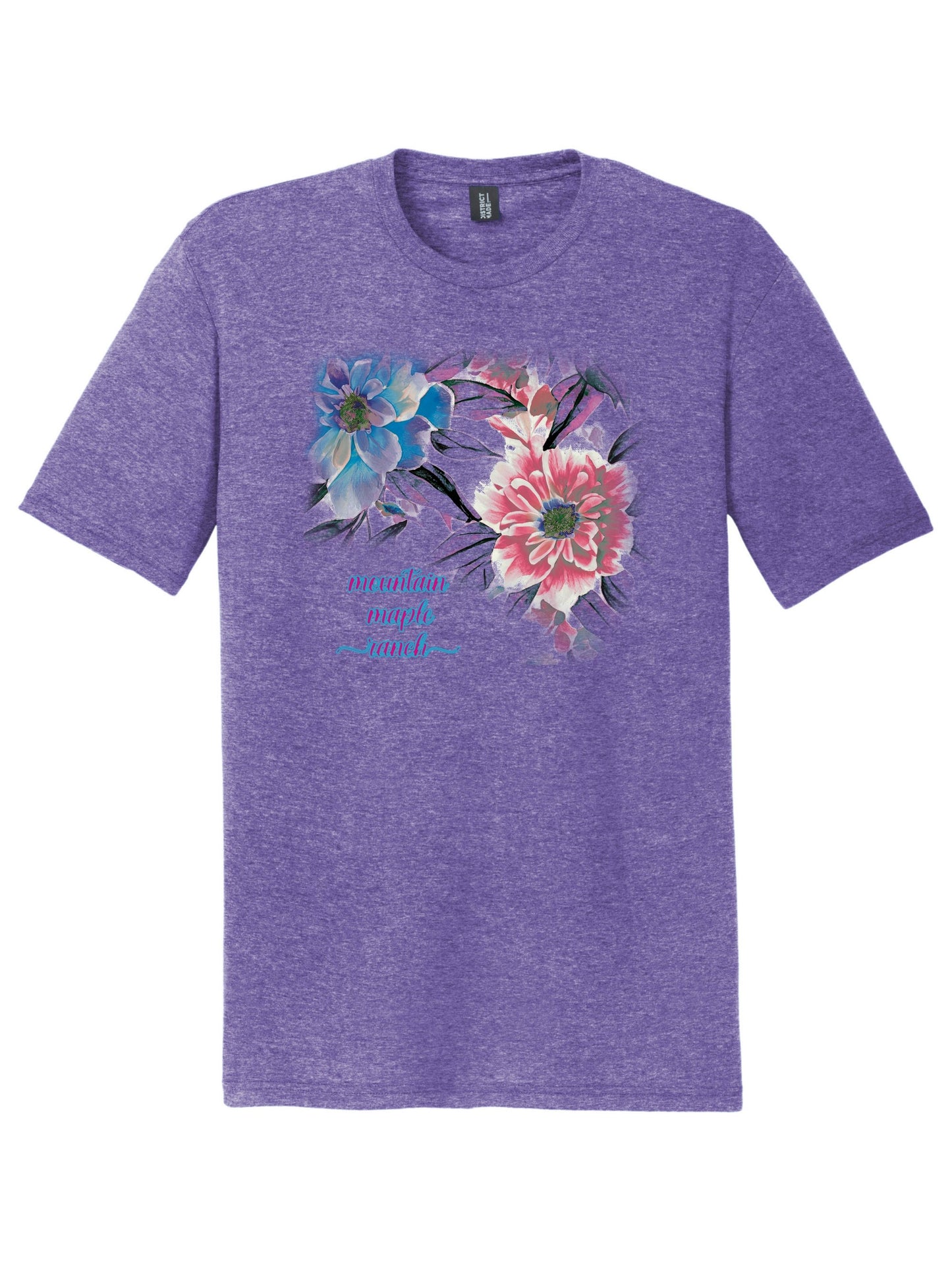 Watercolor Floral Tri-blend T-shirt