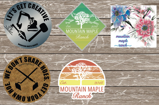 Mountain Maple Ranch Stickers