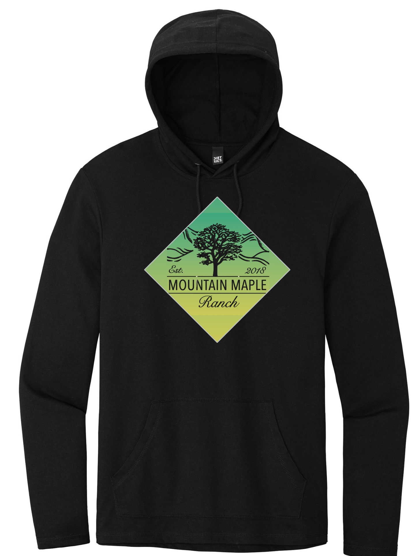Mountain Maple Green Diamond Featherweight Hoodie