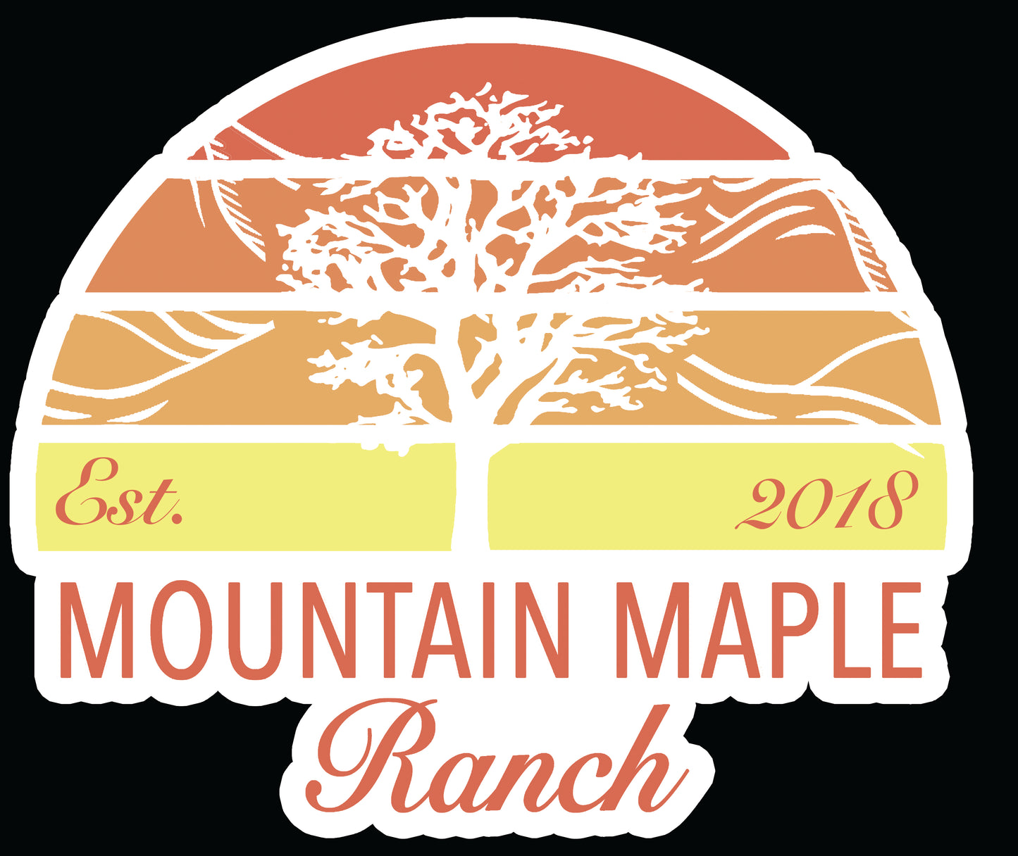 Mountain Maple Ranch Stickers