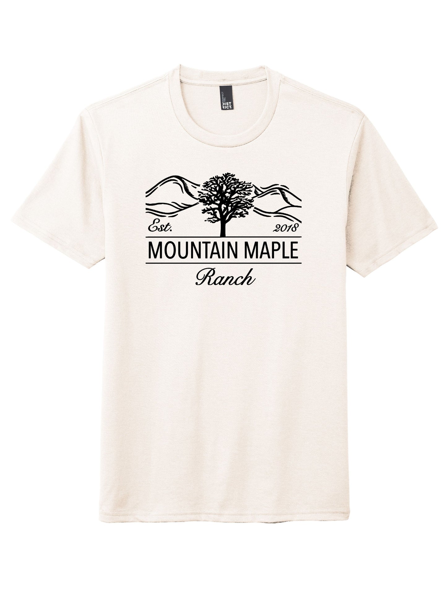 Maple Mountain Black Logo Tri-blend T-shirt